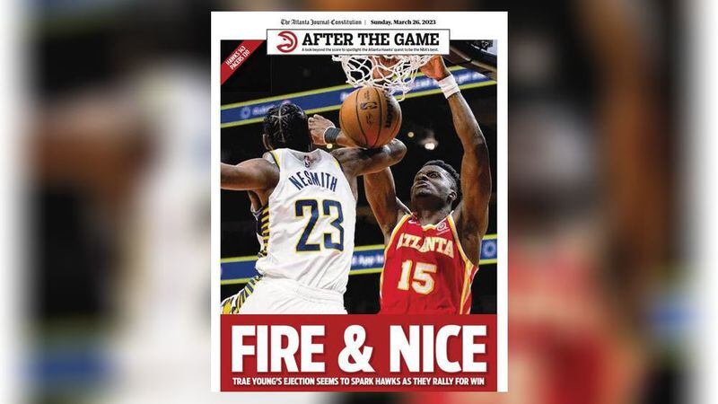 The Atlanta Journal-Constitution's After the Game coverage of the Hawks, Sunday, March 26, 2023.