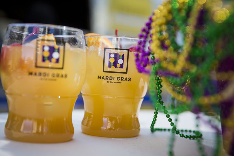 Mardi Gras at Colony Square will feature bites and New Orleans-inspire cocktails. 
Courtesy of Colony Square
