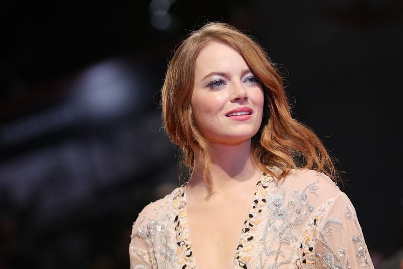Emma Stone walks the red carpet in Venice. Emma was the top girls name in the United States for 2018.
