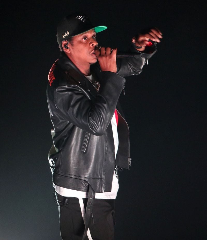  Jay-Z's set spanned his formidable career. Photo: Robb Cohen Photography & Video /RobbsPhotos.com