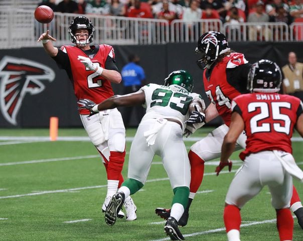 Photos: Falcons host Jets in third exhibition game