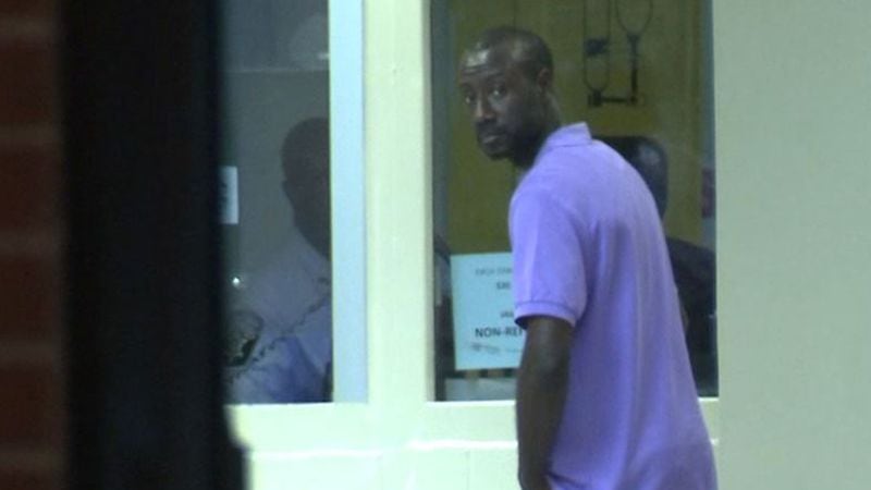 Richard Gooddine was seen turning himself in hours after the 5 p.m. deadline Friday, Channel 2 Action News reported. (Photo: Channel 2 Action News)