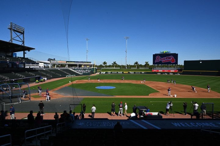 Photos: Braves spring training Day 7 - first full-squad workout