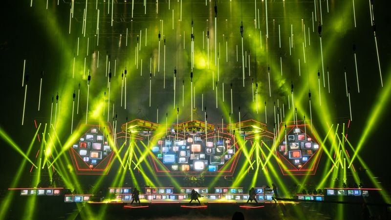 The usual blast of lasers, lights and electric guitar will accompany the 2019 Trans-Siberian Orchestra tour. Photo: Jason McEachern