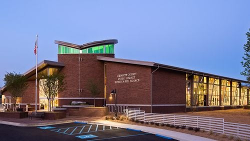 The Hamilton Mill branch of the Gwinnett County Public Library has been named one of Georgia's most beautiful libraries.