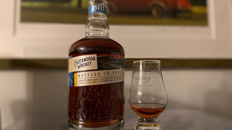 Chattanooga Whiskey's fall 2018 bottled-in-bond straight bourbon whiskey is part of the distillery's Vintage Series. Krista Slater for The Atlanta Journal-Constitution