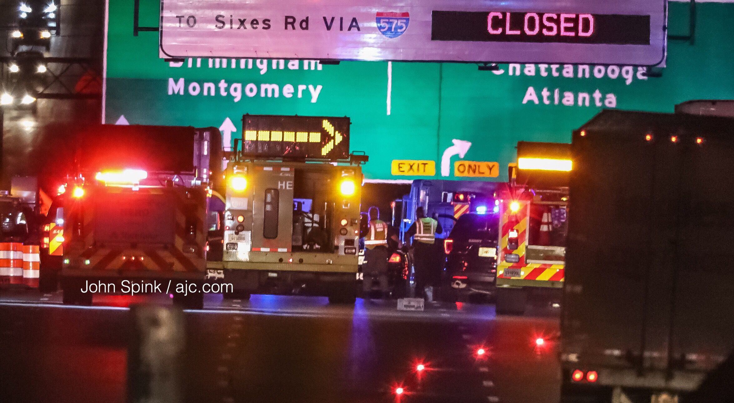 Deadly crash on I-285 in Sandy Springs jams Atlanta traffic for hours