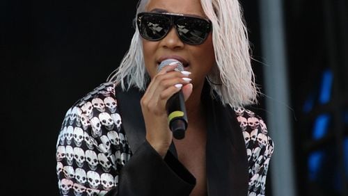 Atlanta singer Monica played a sweet and soulful set at One Musicfest in 2019. Photo: Melissa Ruggieri/AJC