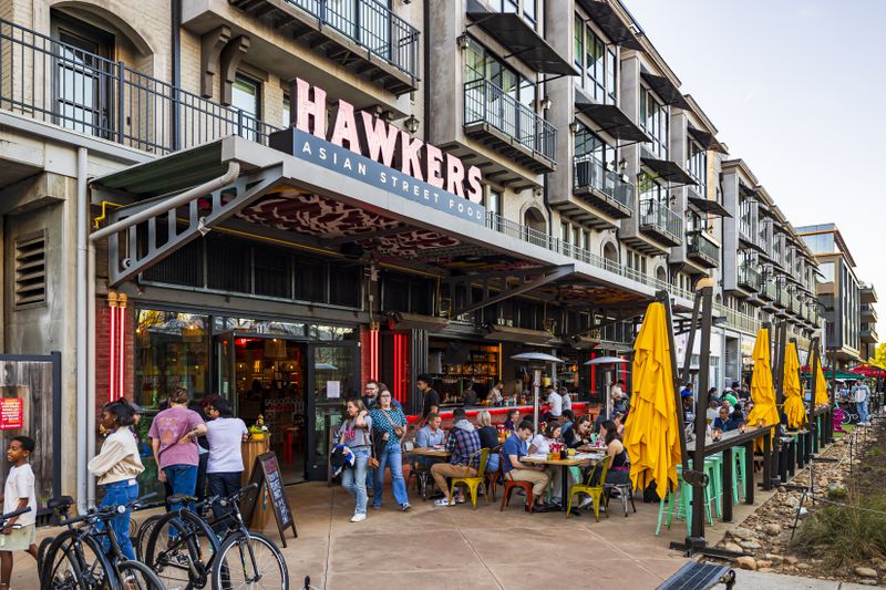 The Beltline location of Hawkers reopened  with an expanded patio. Courtesy of Hawkers