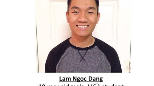 Lam Dang, 19, was reported missing Wednesday after kayaking on Lake Lanier. (Credit: Facebook)