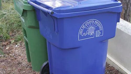 The city of Atlanta is changed trash collection from four days to five. CONTRIBUTED
