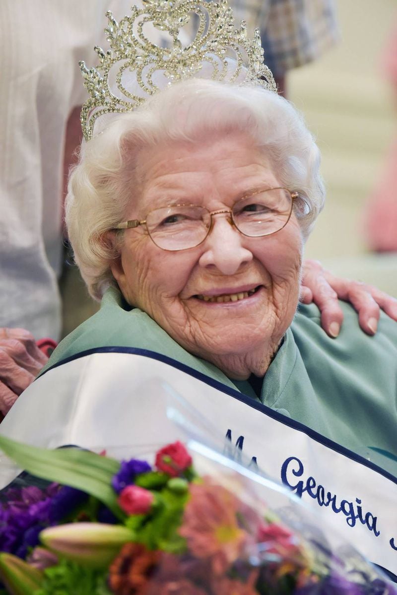 Joy Graham of Spring Harbor at Green Island retirement community in Columbus has been crowned the 2022 Ms. Georgia Health Care Association. (Courtesy of Darrell Roaden/Ledger-Enquirer)