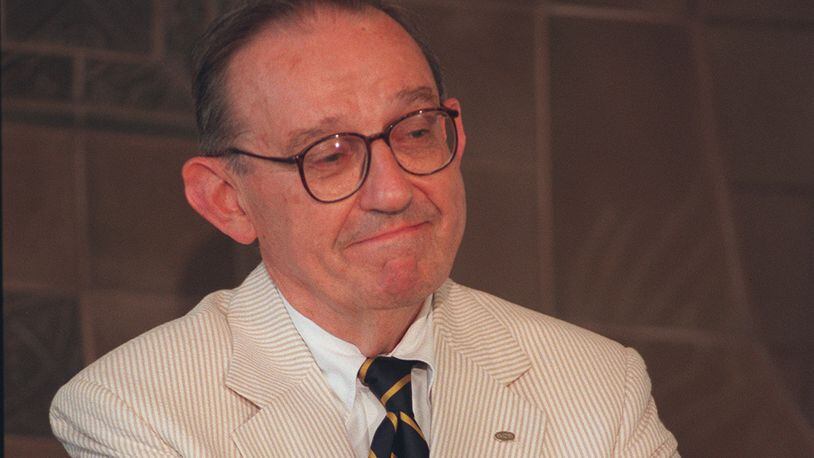 Bradley Currey Jr., as Chair of the Board at Emory University in 1997. Currey was successful in business and helped make institutions in the city successful through his donations and guidance.  (AJC Staff Photo/Renee Hannans)