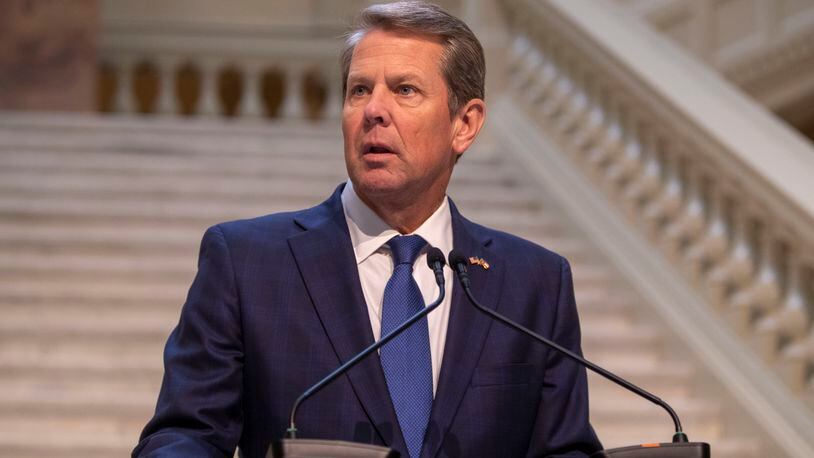 Gov. Brian Kemp suggested Georgia is open to taking in Afghan refugees, saying in a statement that “it is vitally important to keep those who partnered with American armed forces over the last 20 years safe from harm” from the Taliban. (Alyssa Pointer/Atlanta Journal Constitution)
