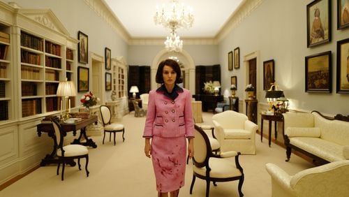 Natalie Portman portrays Jackie Kennedy in “Jackie.” (Pablo Larrain/Twentieth Century Fox)