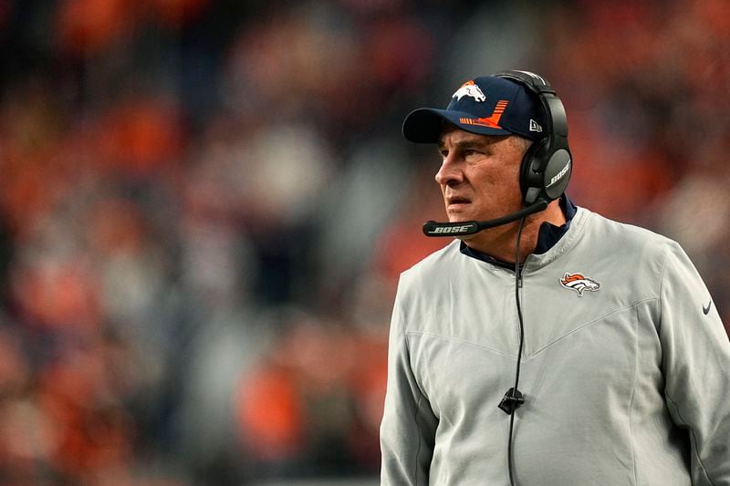 Former Broncos head coach Vic Fangio is among the candidates to become the Falcons' defensive coordinator. (AP Photo/Jack Dempsey)