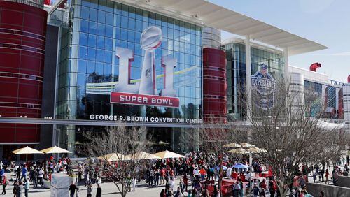 A general view of George R. Brown Convention Center during Super Bowl LIVE on January 29, 2017 in Houston, Texas.