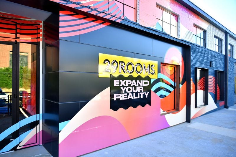 A general view of 29Rooms: Expand Your Reality Atlanta Tour Opening Night at The Works on August 28, 2019 in Atlanta, Georgia. (Photo by Paras Griffin/Getty Images for Refinery29)