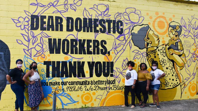 A recently unveiled mural in an historic Atlanta location honors the legacy of Black domestic workers in the South. CONTRIBUTED