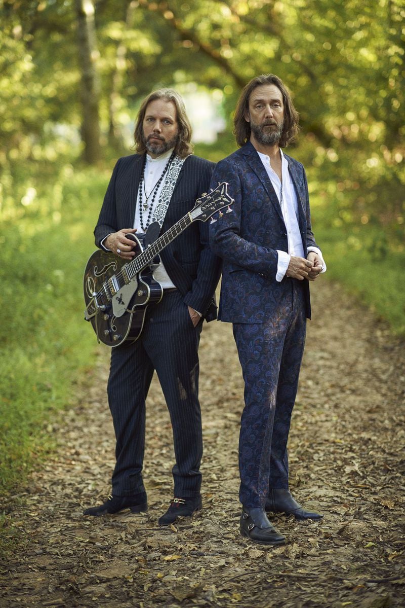 Rich (left) and Chris Robinson are the core of The Black Crowes. The Atlanta natives have a reunion tour planned for summer 2020. Photo: Josh Cheuse
