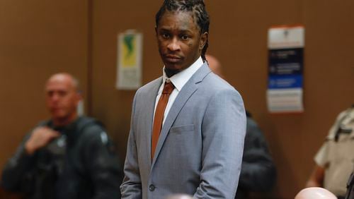 Prosecutors allege that Atlanta rapper Young Thug (real name Jeffery Williams) is the leader and co-founder of a gang called YSL, or Young Slime Life. Williams is a founder of the recording label YSL, with stands for Young Stoner Life. He is one of 28 defendants named in a Fulton County indictment. (Natrice Miller/natrice.miller@ajc.com)