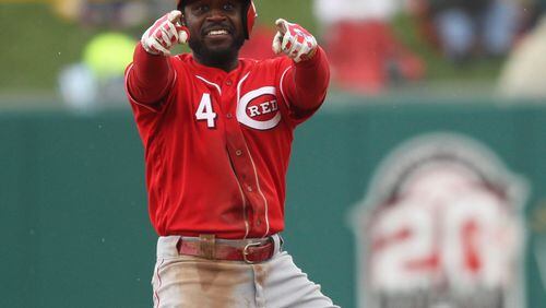 Brandon Phillips played 11 seasons for the Reds before going to the Braves in a trade this year. David Jablonski/Staff