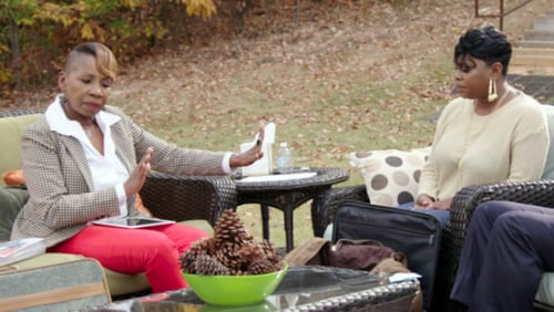 Iyanla Vanzant gives Neffe Pugh a dressing down on the first episode of season 5 of OWN's "Iyanla: Fix My Life" Saturday, April 15, 2017. CREDIT: OWN