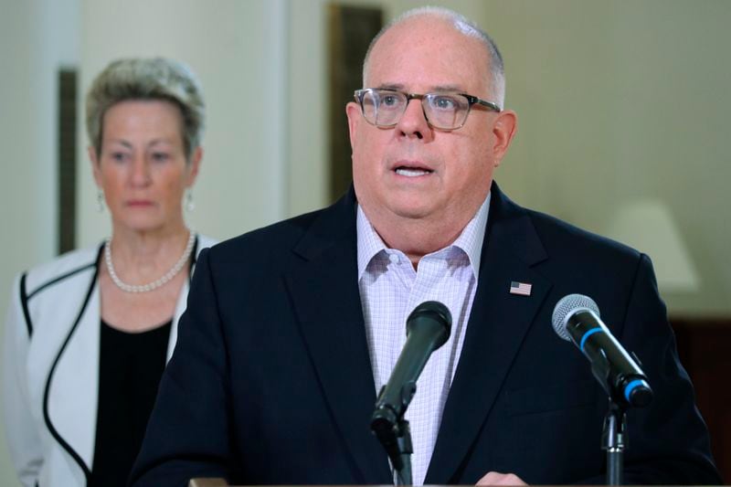 Maryland Gov. Larry Hogan identified the missing people as Maeve Kennedy Townsend McKean and her son Gideon.