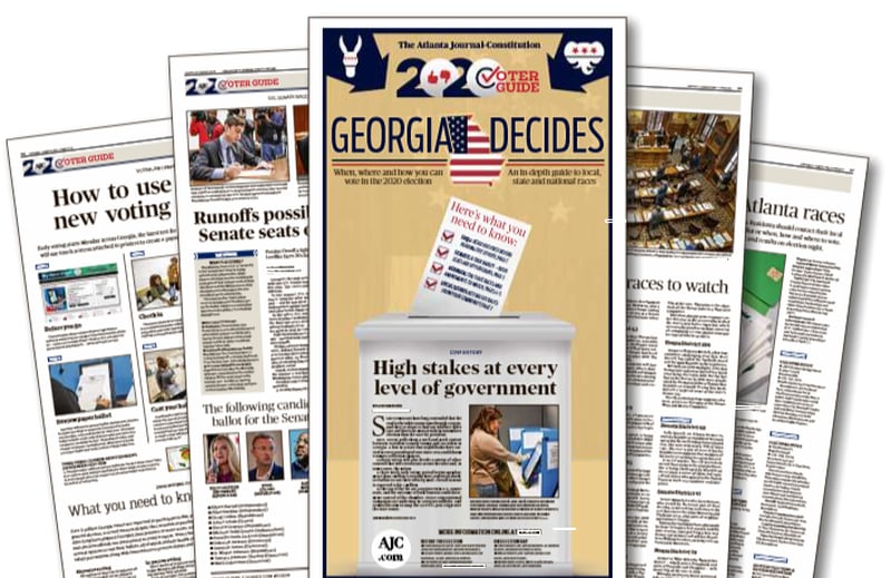 The AJC Voter Guide was published in Sunday's paper and on ajc.com.