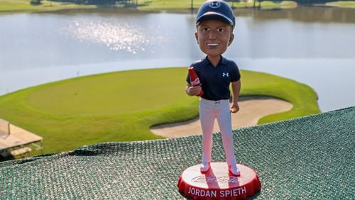 The first 2,000 fans to attend each day of The Tour Championship will receive a Jordan Spieth bobblehead figurine.
