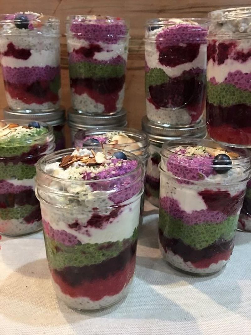 Chia parfaits are a regular offering from Claudine Molson-Sellers of Strive. CONTRIBUTED BY STRIVE