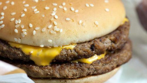 File image of a cheeseburger.