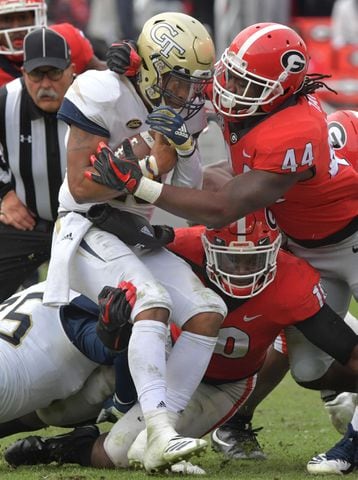 Photos: Bulldogs rout Georgia Tech, improve to 11-1