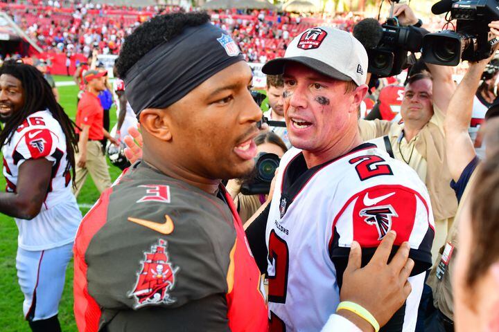 Photos: Falcons down Buccaneers to finish season with three straight wins