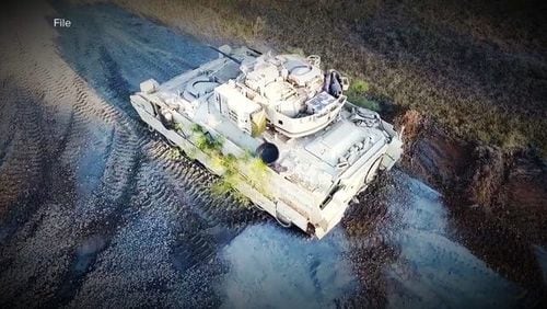 Three 3rd Infantry Division soldiers were killed and three others were injured during a rollover of a Bradley Infantry Fighting Vehicle like this one at Fort Stewart Sunday morning