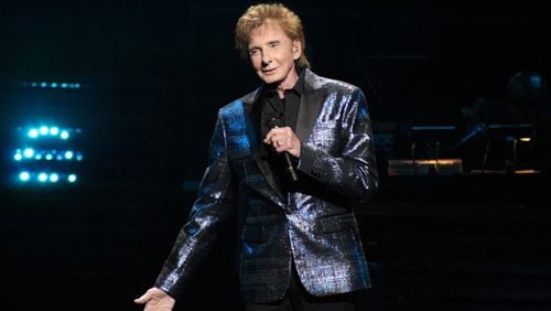 Barry Manilow performed at the Fox Theatre on Thursday - his first time back at the venue since 2002. Photo: Melissa Ruggieri/AJC