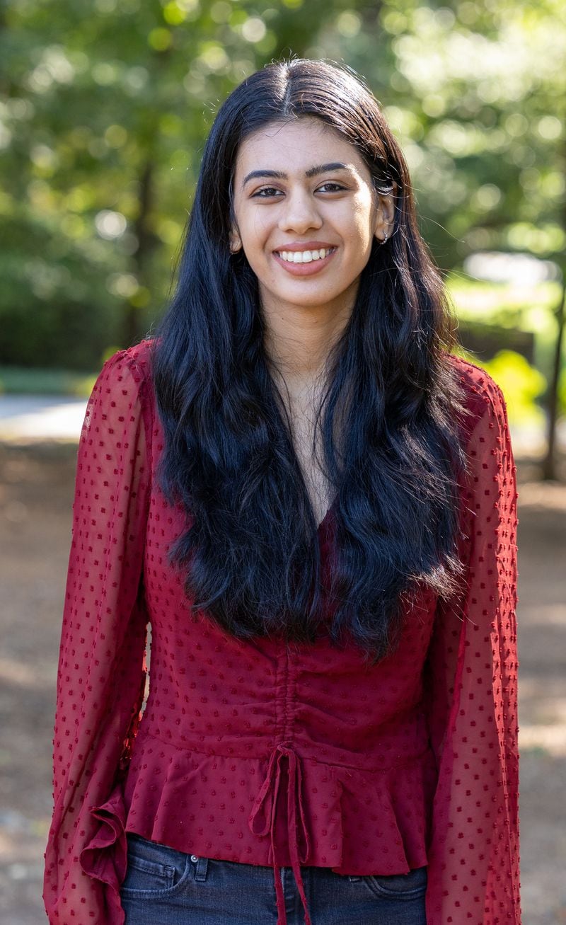 Deeksha Khanna is a 17-year-old senior at Chamblee High School. Last year, Deeksha started a nonprofit called The Elea Project with the mission to alleviate and destigmatize period poverty.  PHIL SKINNER FOR THE ATLANTA JOURNAL-CONSTITUTION