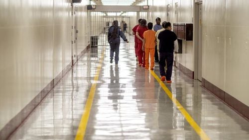 File photo: An employee at the Stewart Detention Center in South Georgia has tested positive for COVID-19, the disease caused by the novel coronavirus, the company that operates the facility confirmed Tuesday. (AP Photo/David Goldman)