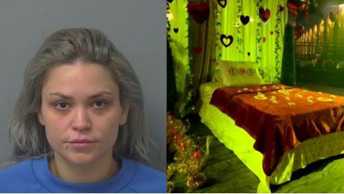 Lizzette Loechle admitted organizing the event and arranging for the bed to be brought onto the dance floor, according to police.