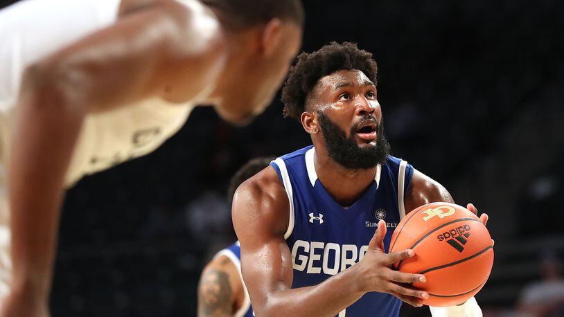 Senior Eliel Nsoseme played for the first time all season for Georgia State.. AJC file photo