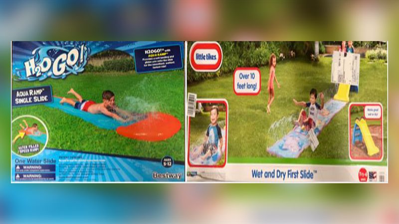 Slip and slide backyard toys are among WATCH’s “Top 10 Summer Safety Traps” For 2018.