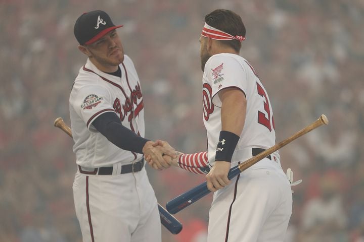 Photos: Braves looking sharp at the All-Star game
