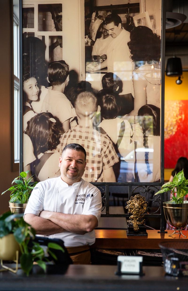 After nearly 30 years as a chef in various cities in the U.S., including his native Puerto Rico, Julio Delgado has found satisfaction running his own restaurants in Alpharetta. (RYAN FLEISHER FOR THE ATLANTA JOURNAL-CONSTITUTION)