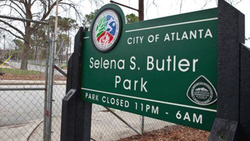 Basketball courts at Selena Sloan Butler park received a face-lift thanks to the Atlanta Hawks.