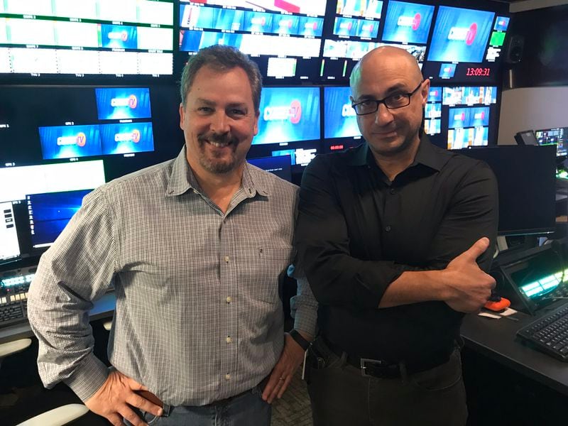Former CNN/HLN producer Scott Tufts (left) and former CourtTV producer John Alleva are running Court TV 2.0, based in Buckhead.
