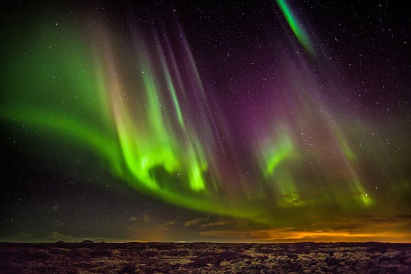 The best time for viewing the Northern Lights in Iceland is mid-September to late-March. Contributed by Inspired by Iceland