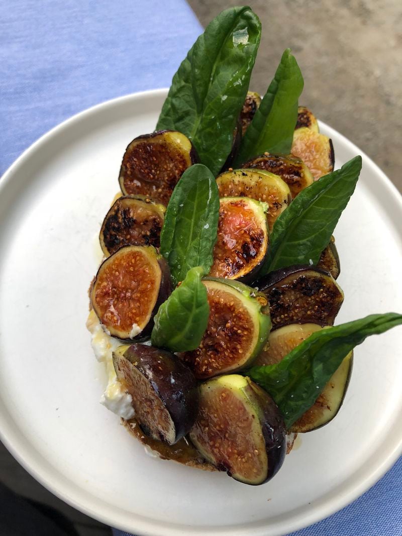 Roasted fig toast from The White Bull