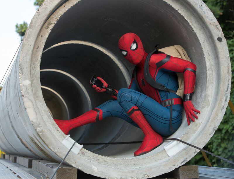 Marvel’s “Spider-Man: Homecoming” was one of the 320 film and television productions filmed in Georgia in during the last fiscal year. HANDOUT/Georgia Department of Economic Development