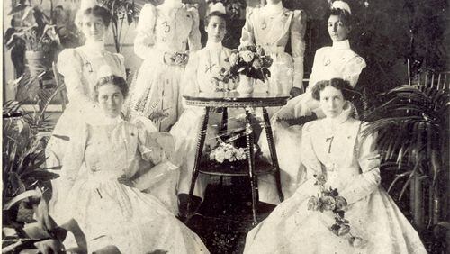 This photo of the nursing class of 1900 illustrates Grady Health System’s long standing in the community. CONTRIBUTED