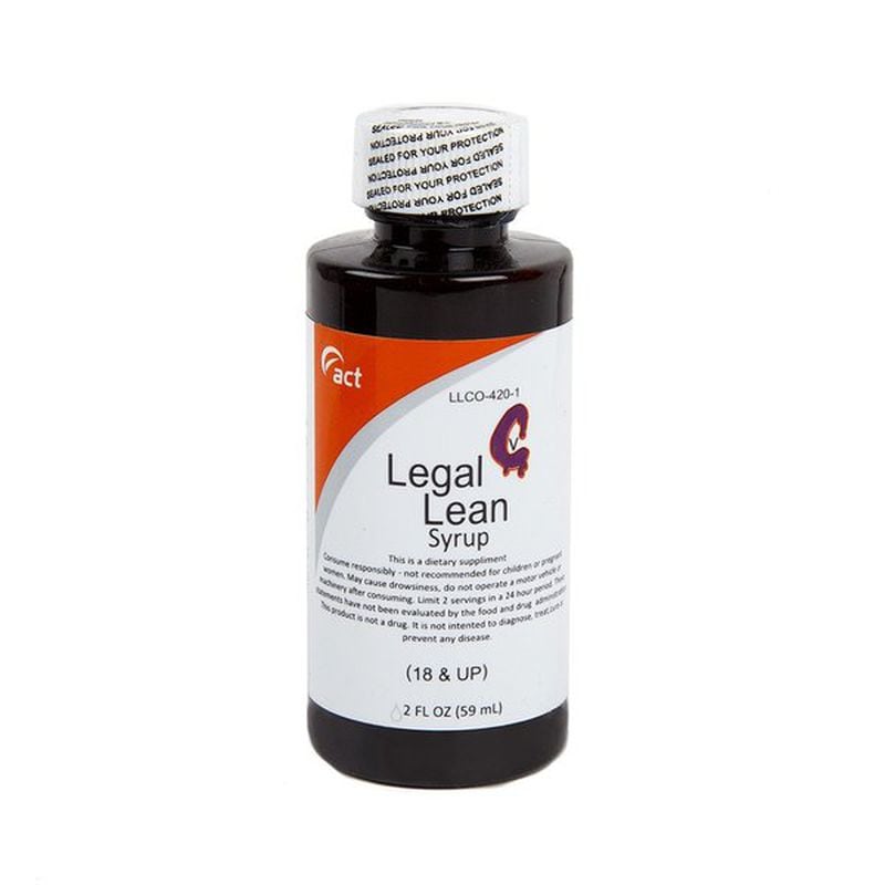 Legal Lean’s grape-flavored syrup.